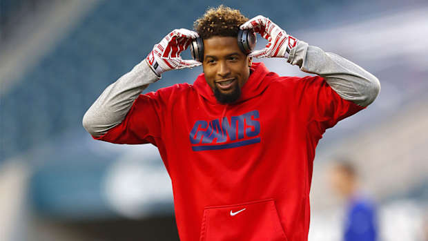 Giants WR Odell Beckham Jr Hamstring Better IMAGE